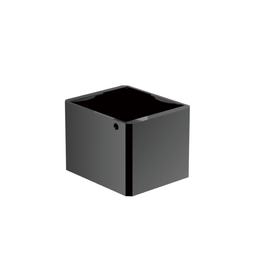 Countertop coffee grounds bucket